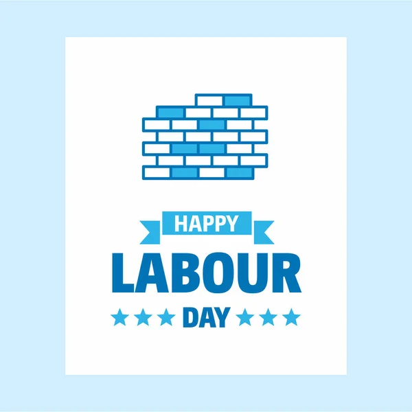 Happy Labour day design — Vector de stoc