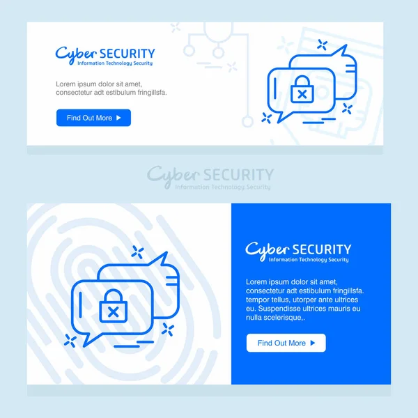 Siber Güvenlik Tasarımı Yaratıcı Tasarım Logo Ile — Stok Vektör