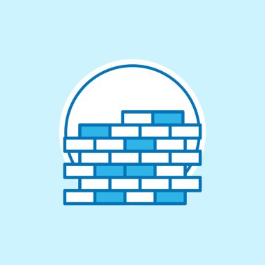 İşçi Bayramı simgesi ile açık renkli renkli vektör çizim 