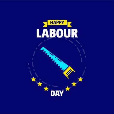 Mutlu İşçi Bayramı tasarım 