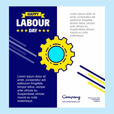 Mutlu İşçi Bayramı tasarım 