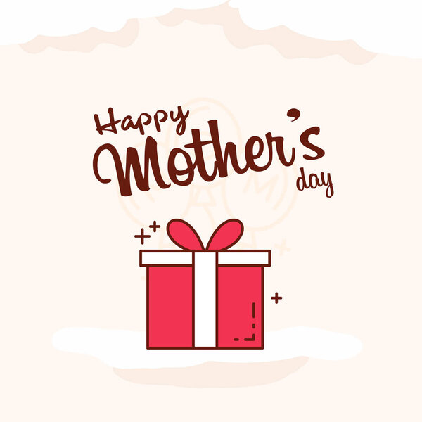 поздравительные открытки, вектор, иллюстрация на день матери
 