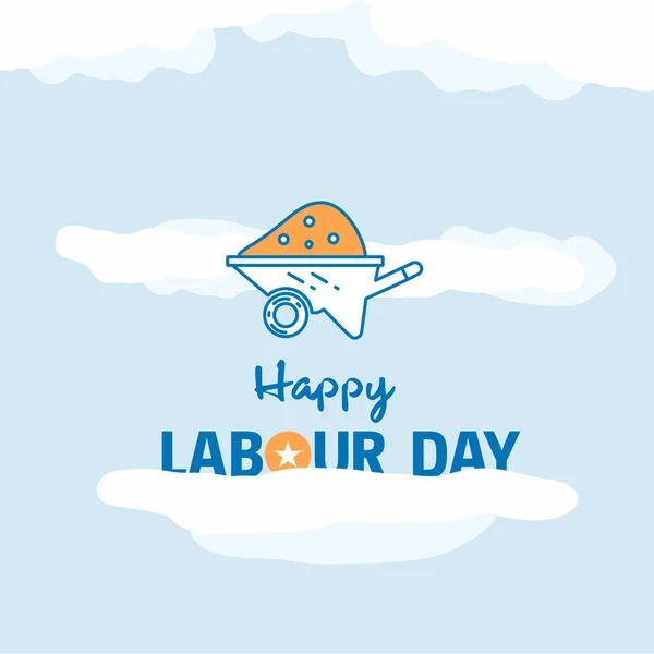 Glad Labour day design — Stock vektor