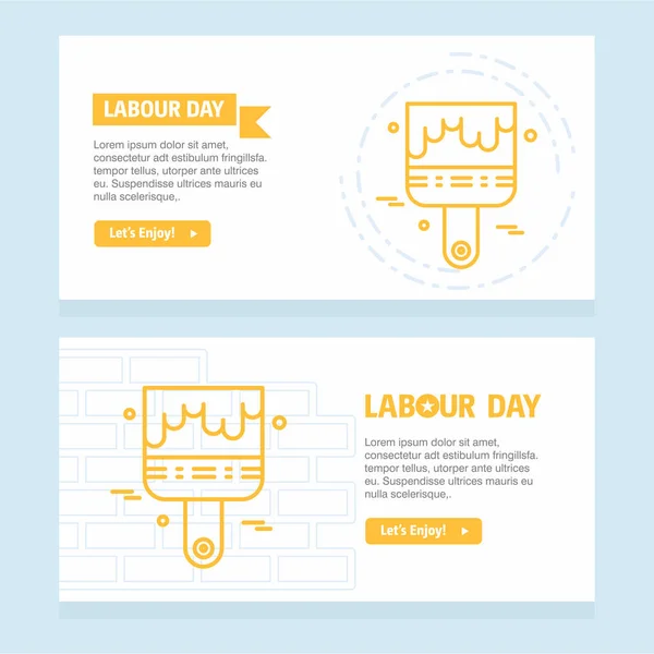 Happy Labour Day design — стоковый вектор