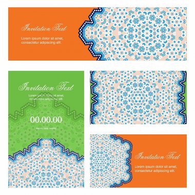 Davetiye kartı yaratıcı tasarım