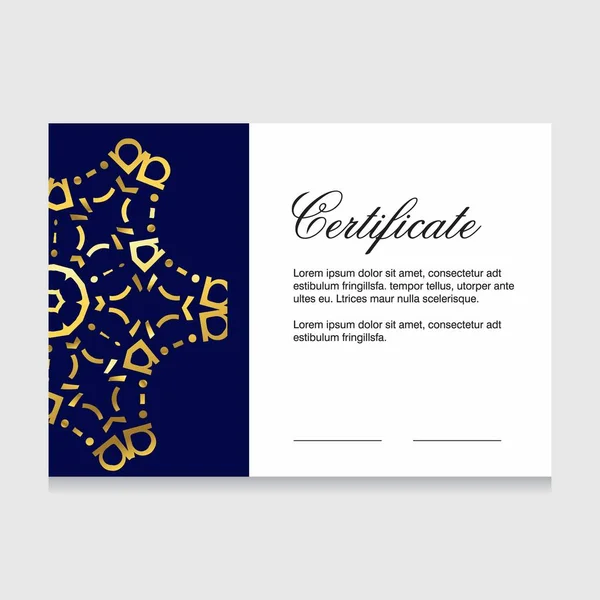 Сертифікат оцінки дизайну — стоковий вектор
