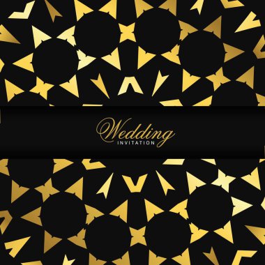 Düğün töreni kartı ile zarif çizmek ve tipografi. Vektör çizim