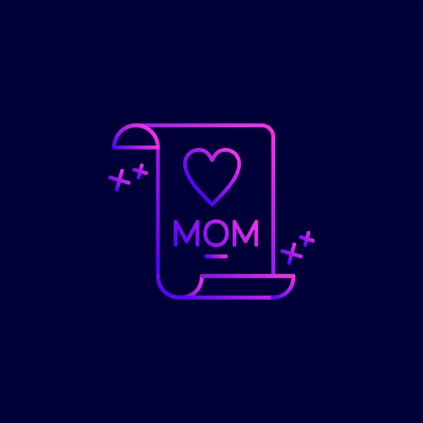 Happy Mother Day Design Векторная Иллюстрация — стоковый вектор