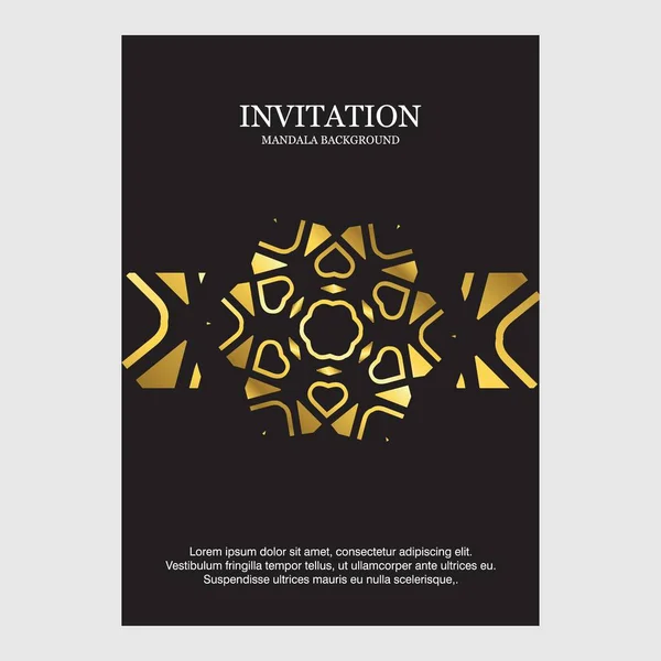 Wedding Ceremony Card Elegant Design Typography Vector Illustration — Stock Vector