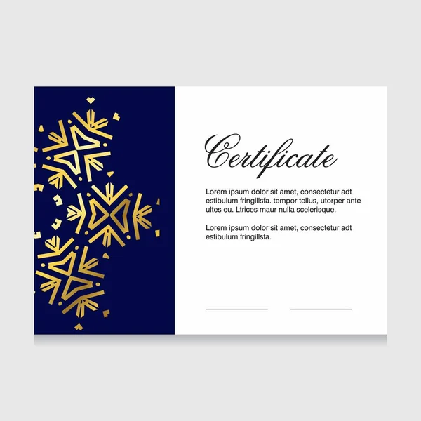 Certificado de diseño de apreciación — Vector de stock