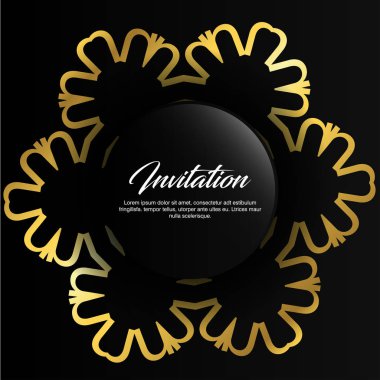 Davetiye kartı yaratıcı tasarım