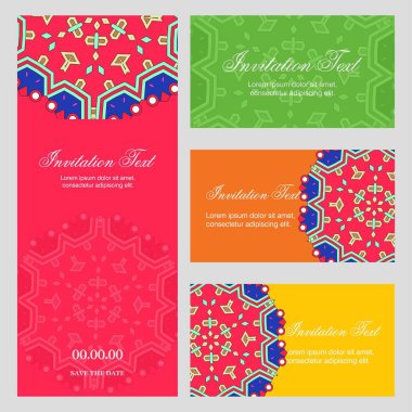 Davetiye kartı yaratıcı tasarım