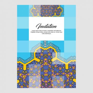 Davetiye kartı yaratıcı tasarım