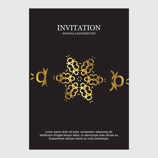 Wedding Card Creative Design Elegent Style — Stock Vector