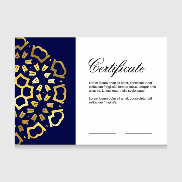 Certificate of appreciation design — Stock Vector