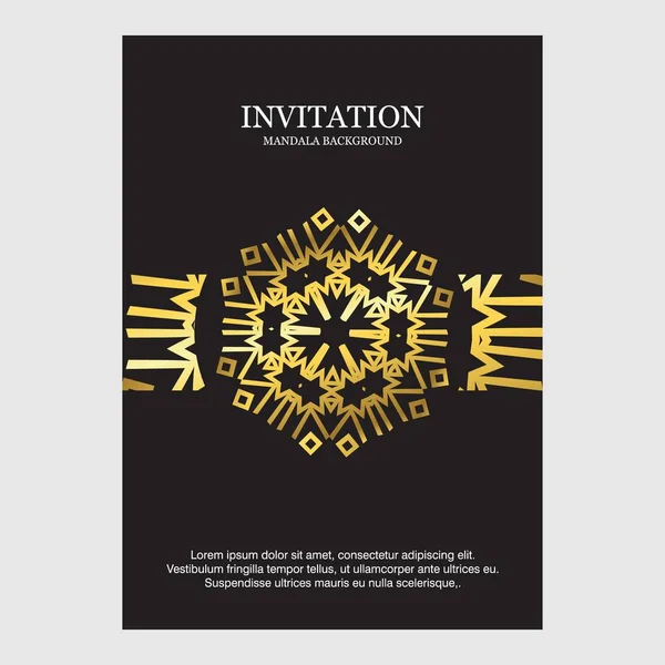 Wedding Ceremony Card Elegant Design Typography Vector Illustration — Stock Vector