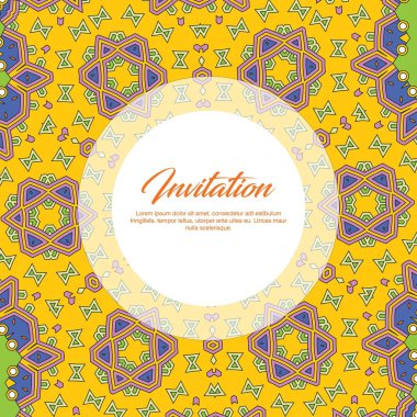 Davetiye kartı yaratıcı tasarım