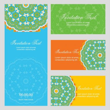 Davetiye kartı yaratıcı tasarım