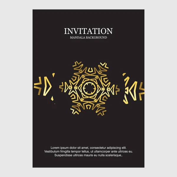 Wedding Card Template Elegant Design Vector Illustration — Stock Vector