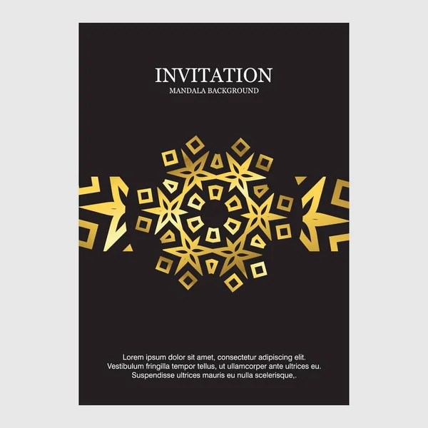 Wedding Card Design Template Vector Illustration — Stock Vector
