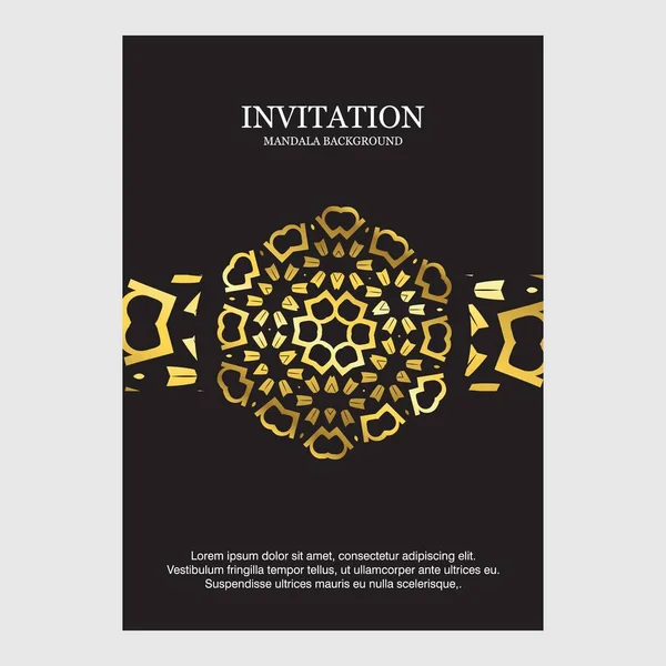 Wedding Card Design Template Vector Illustration — Stock Vector