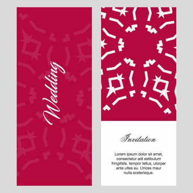 Düğün töreni kartlarla elegent tasarım ve tipografi