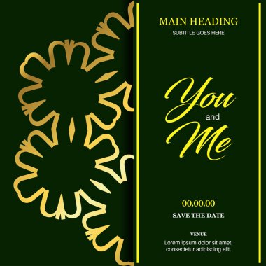 Zarif Festival düğün kartları tasarımı