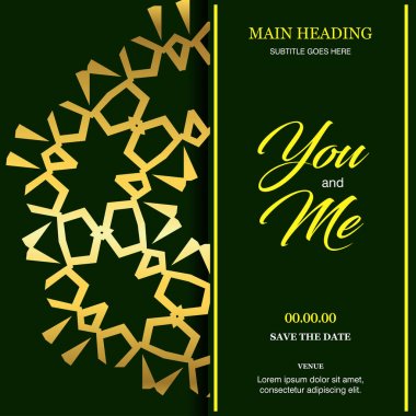 Zarif Festival düğün kartları tasarımı