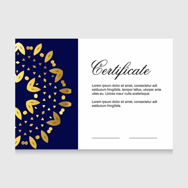 Certificat Conception Appréciation Dans Style Simple — Image vectorielle