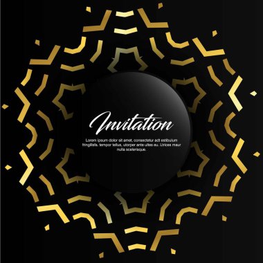 Düğün töreni kartı şablonu ile zarif çizmek, tipografi için illüstrasyon vektör 