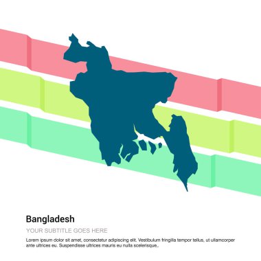 Beyaz arka plan vektör harita tasarımı