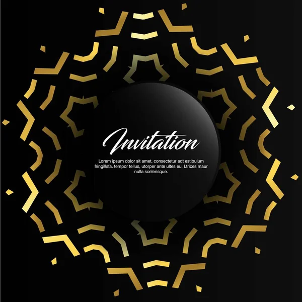 Kartenvorlage Für Die Hochzeitszeremonie Mit Elegantem Design Vektorillustration Für Typografie — Stockvektor