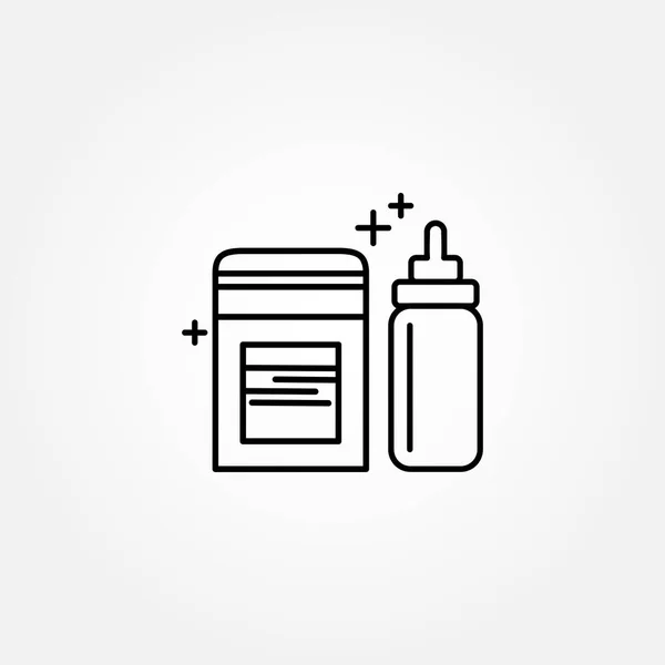 Milk Bottle icon — Stock Vector