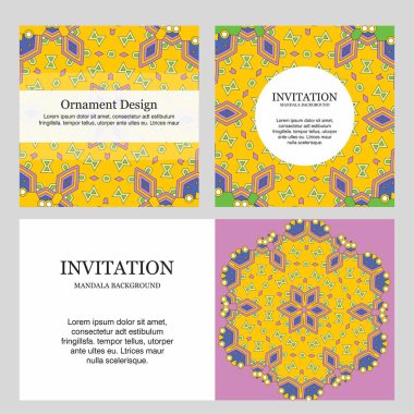 Invitation card creative elegant design clipart