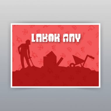 Doğum günü kartı tipografi ve pembe Tema vektör ile 