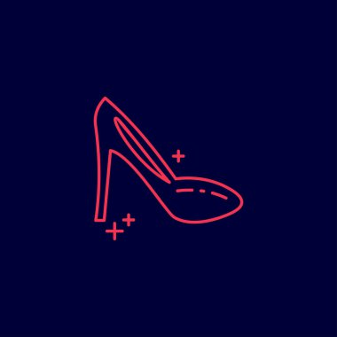 Bayan Ayakkabı vektör çizim 