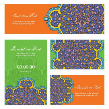 Davetiye kartı yaratıcı zarif tasarım