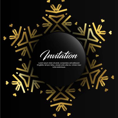 Düğün töreni kartı şablonu ile zarif çizmek, tipografi için illüstrasyon vektör 