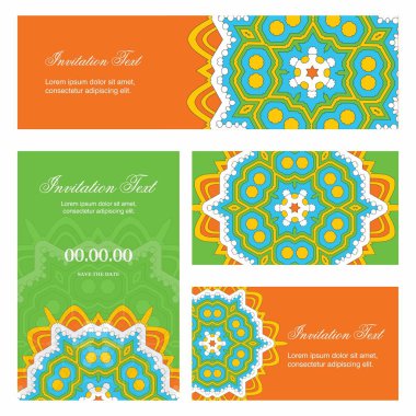 Davetiye kartı yaratıcı zarif tasarım