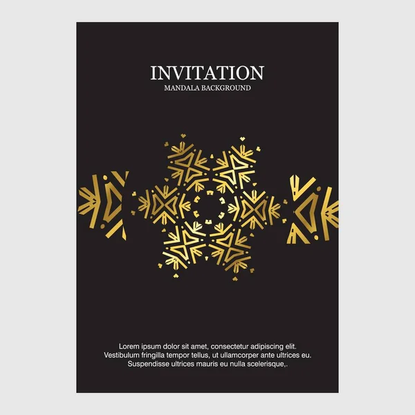 Wedding Ceremony Card Template Elegant Design Vector Illustration Typography — Stock Vector