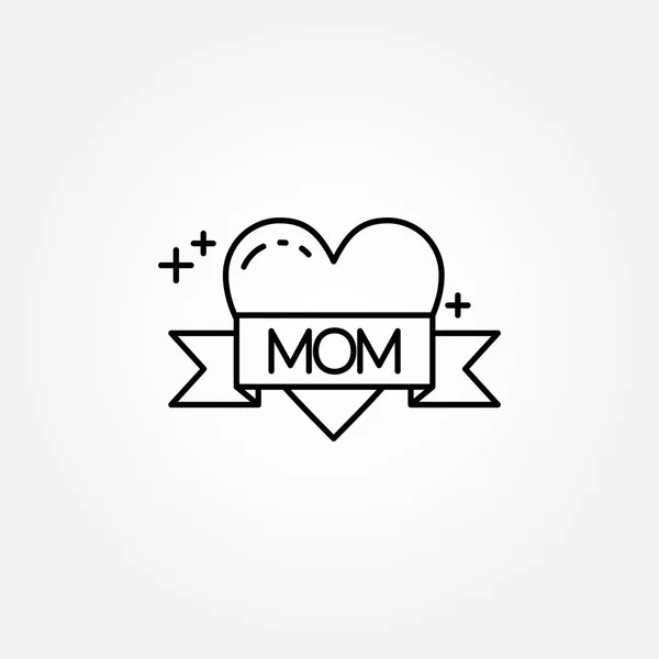 Happy Mother Day Card Vector Illustration — Stock Vector