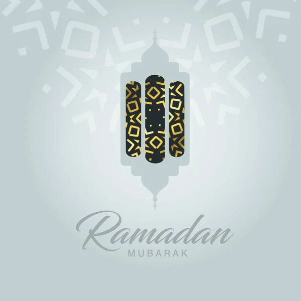 Ramadan Greeting Card Vector Illustration — Stock Vector