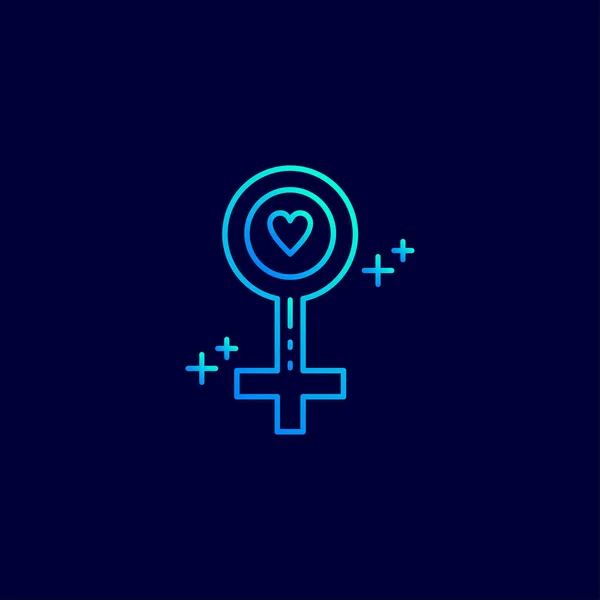 Jungfräuliches Symbol Symbol Vektor Illustration — Stockvektor