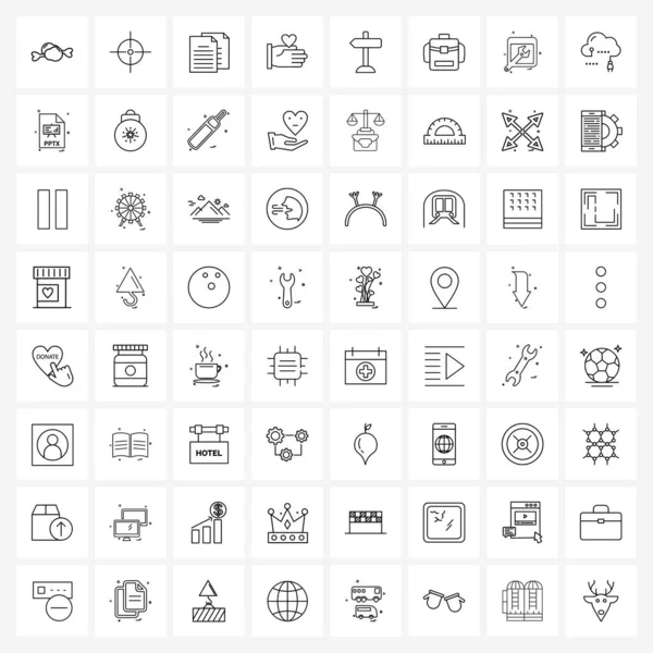 Set Icons Symbols Left Direction Romantic Copy Valentine Hand Vector — Stock Vector