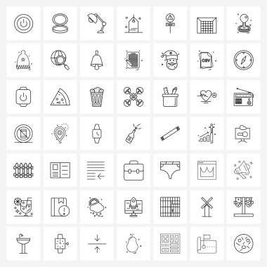 Etiket, etiket, toz, yer imi, ışık vektörü illüstrasyonu için 49 Satır Simgesi Stok Vektörü Simgesi