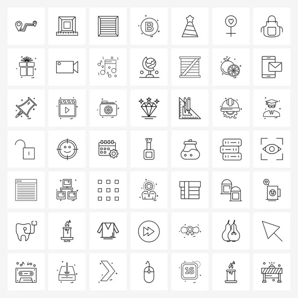 Sada Uživatelských Rozhraní Ikony Symboly Pro Hračky Text Dodání Písmeno — Stockový vektor