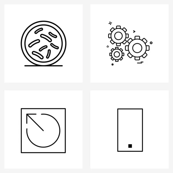 Set Von Zeichensymbolen Und Symbolen Für Molekül Macht Tag Arbeit — Stockvektor