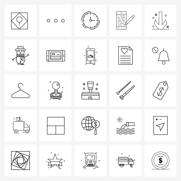 Interfaz Icono Línea Conjunto Símbolos Modernos Sobre Educación Idea Creativa — Vector de stock
