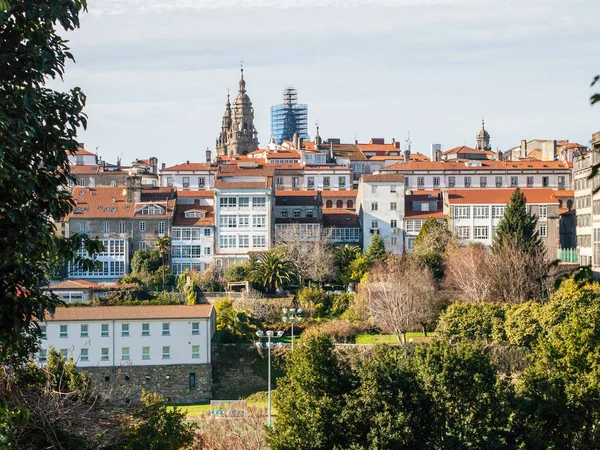 Skyline de Santiago de Compostela — Foto de Stock