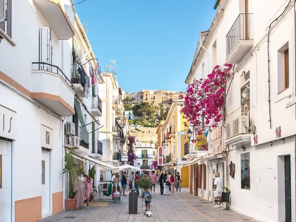 Затишний Ibiza вулиць — стокове фото